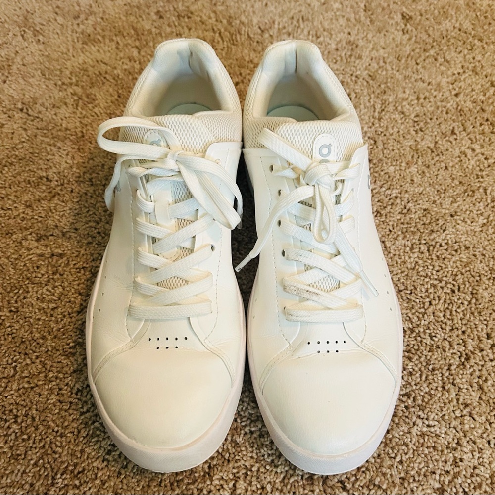 ON Running “The Roger Advantage 1” Women's White Leather Sneakers, LOOK NEW - Picture 16 of 16